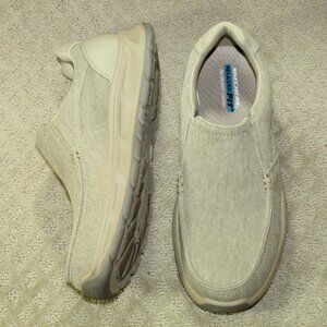 Skechers Mens Size 12 Cohagen Vierra Relaxed Fit SlipOn Casual Loafer Shoe Taupe